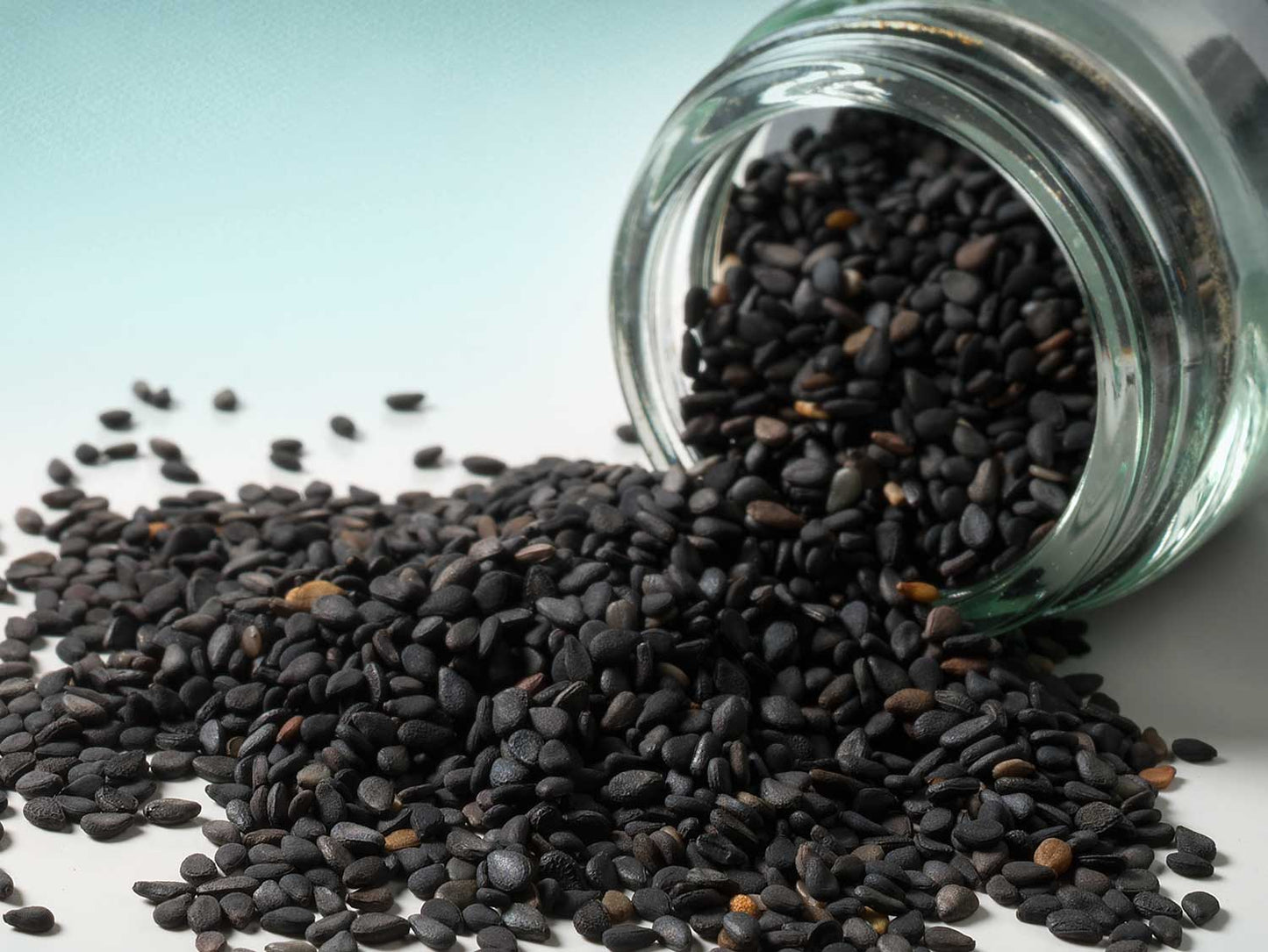 Prażony japoński czarny sezam 50g