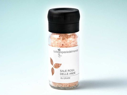 Różowa Sól Andyjska w ziarnach - Grinding Cap Jar 100g